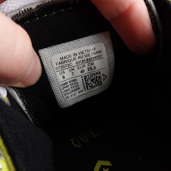 Converse Sneakers Womens SZ 9 Neon Green Move Platform Low Lace Up Casual Shoes - Picture 13 of 13